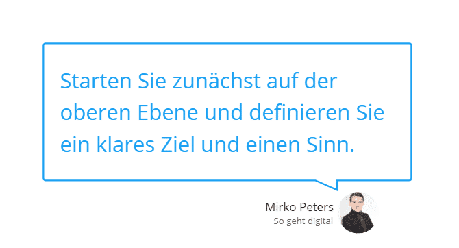Die Dilts Pyramide im unternehmerischen Kontext