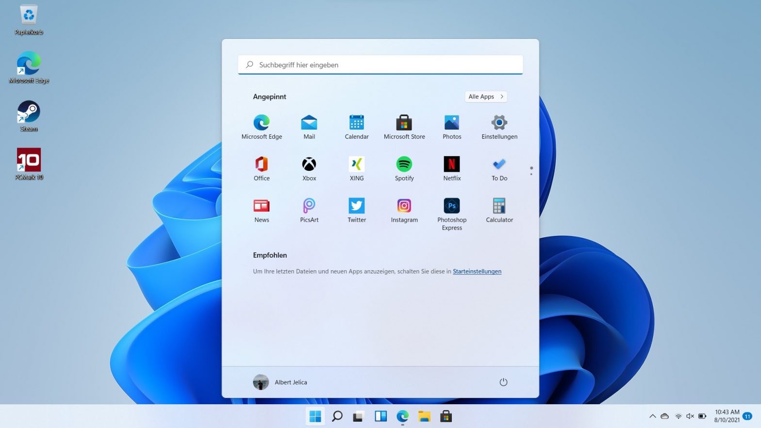 Anleitung: Windows 11 „Empfohlen“ deaktivieren im Startmenü