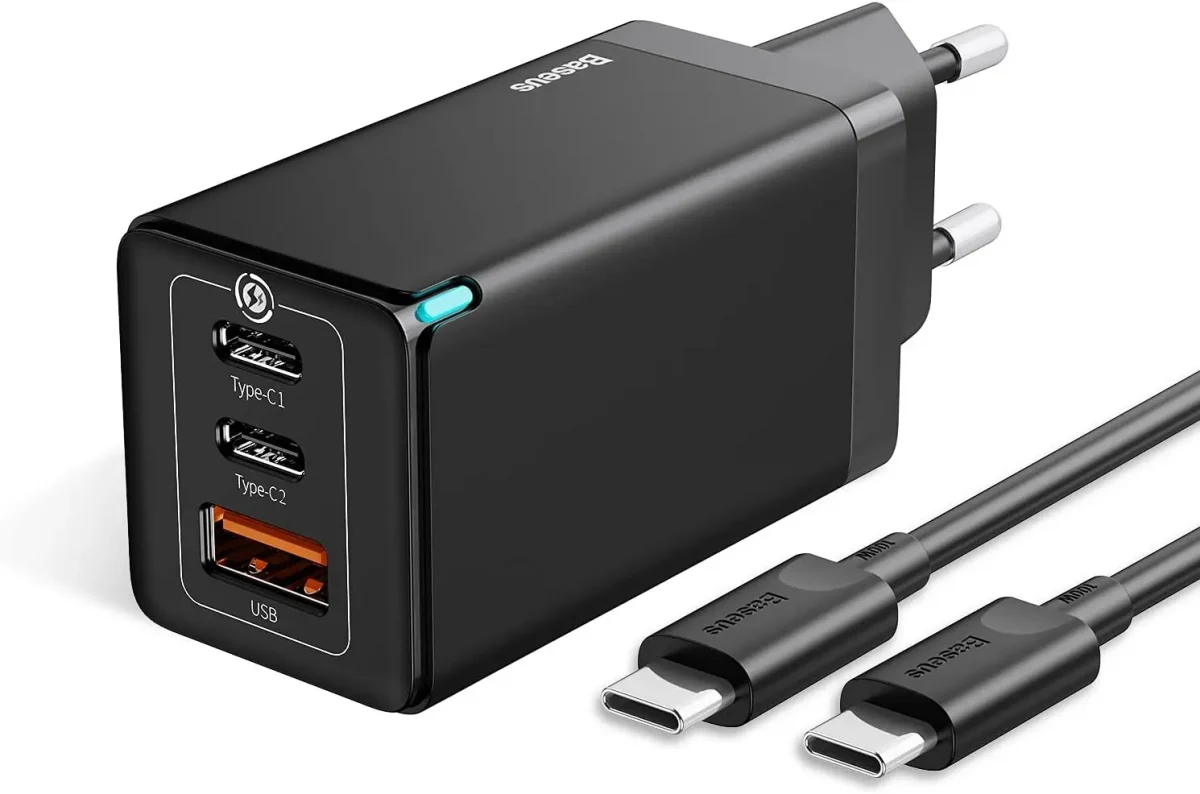 Baseus 65W GaN Ladegerät mit USB-C Kabel für nur 22,99€ bei Amazon