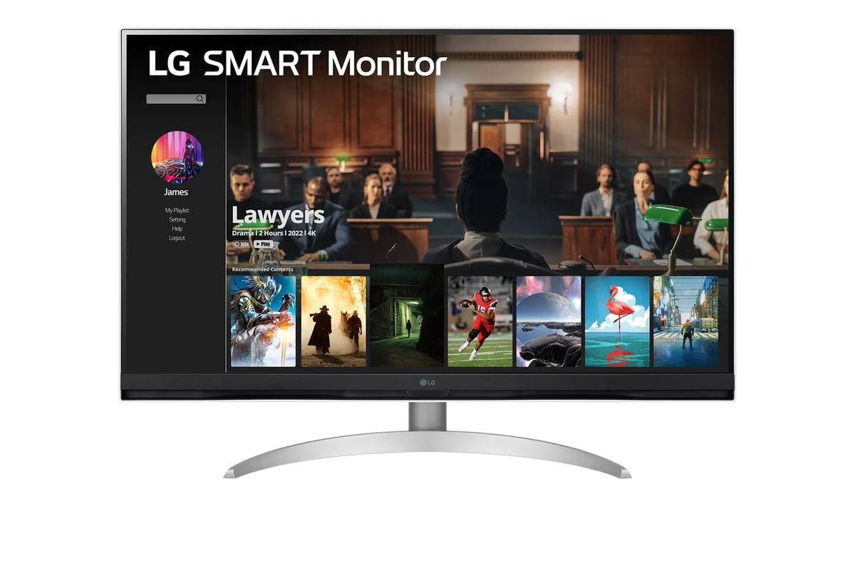 LG MyView Smart Monitor 32SQ700S-W startet für 329 Euro