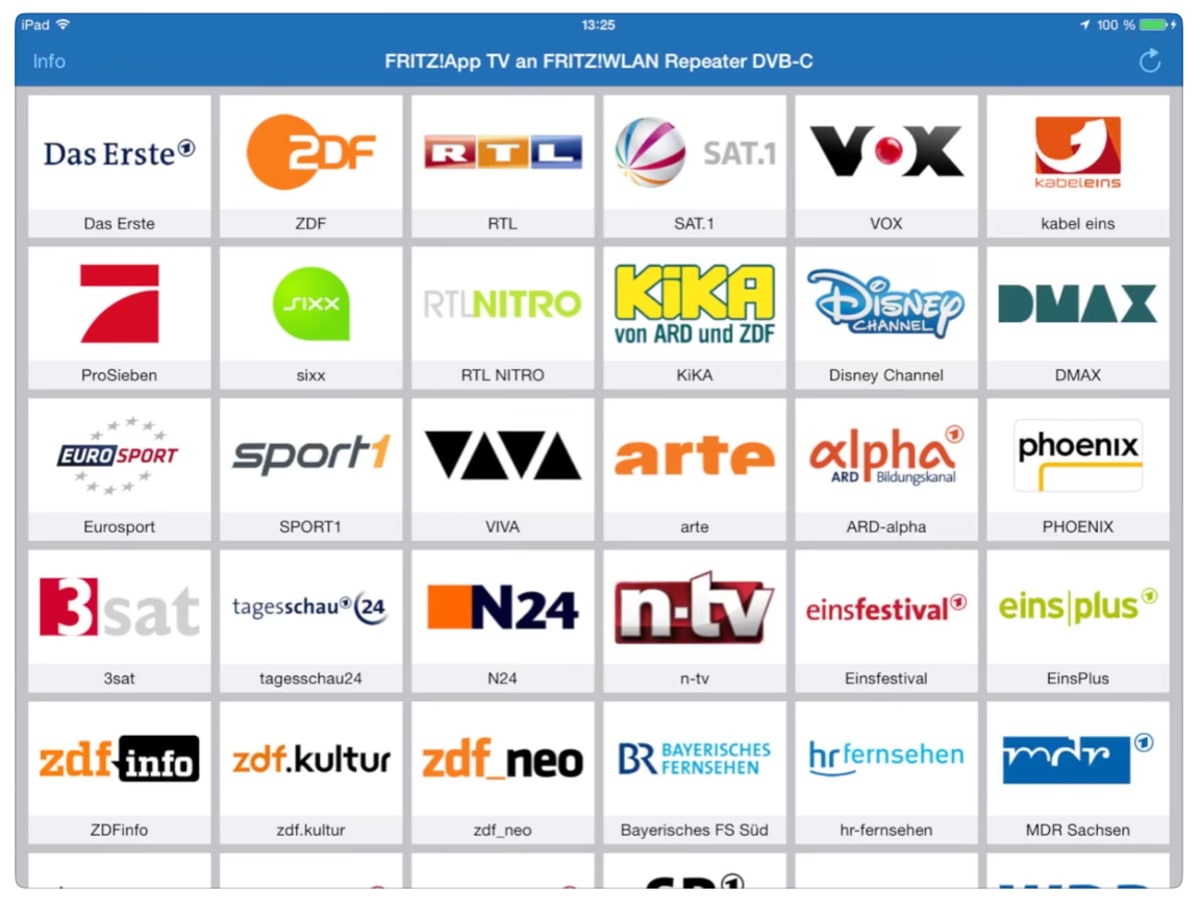 FRITZ!App TV 2.4.0 mit Neuerung für iPad-Nutzer