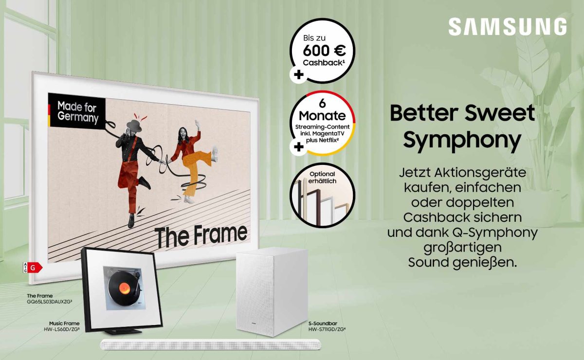 „Better Sweet Symphony“: Neue Cashback-Aktion von Samsung