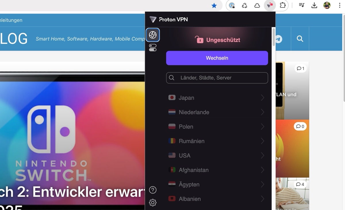 proton-vpn:-browser-erweiterung-erlaubt-kostenlose-nutzung