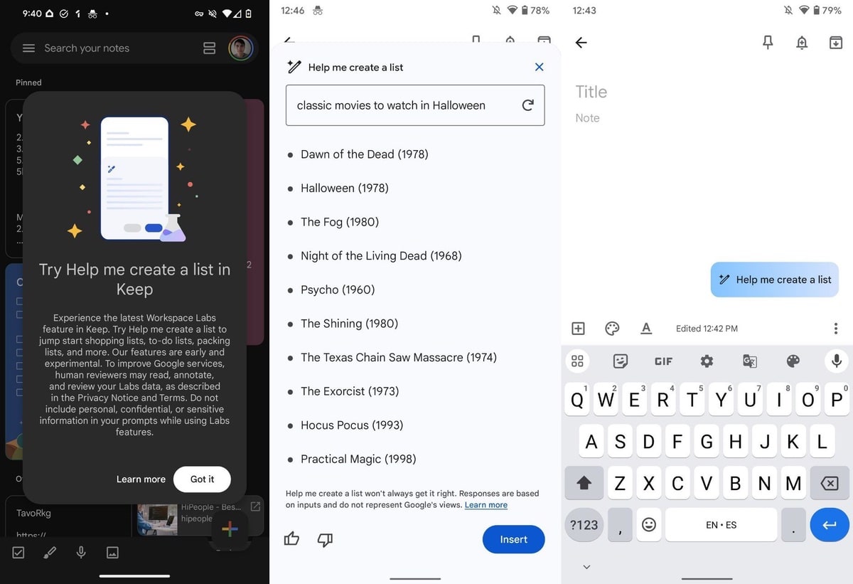 google-notizen:-gemini-hilft-bei-listenerstellung