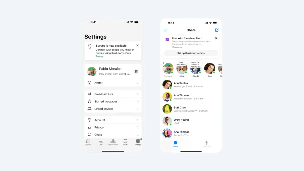 WhatsApp und Messenger: Meta stellt Drittanbieter-Chat-Funktion für EU-Nutzer vor