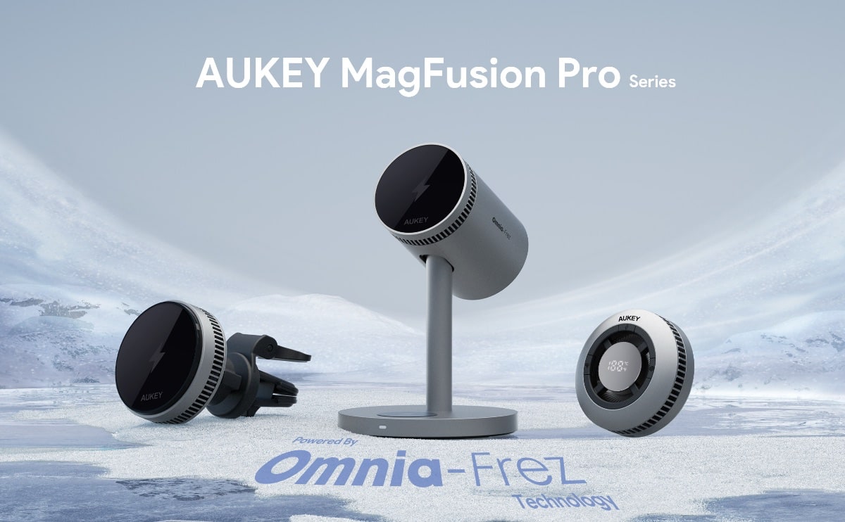 AUKEY stellt neue magnetische Lader mit Lüftung vor
