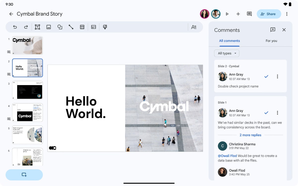 google-workspace:-verbesserung-der-kommentare-auf-android-tablets