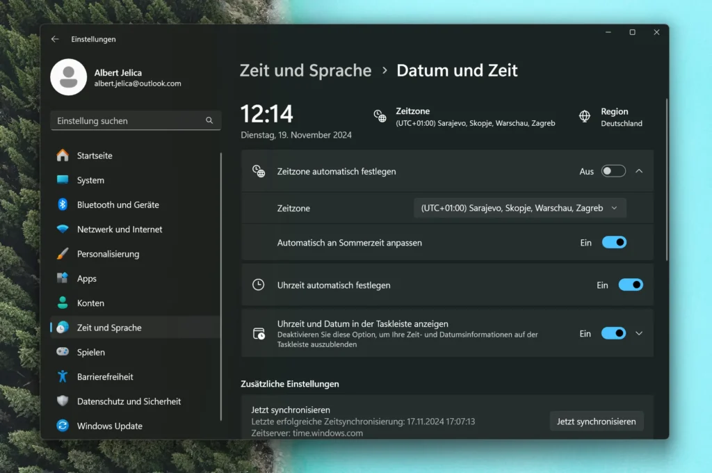 Neue Probleme mit 24H2: Datum und Uhrzeit lassen sich nicht ändern ohne Admin-Rechte
