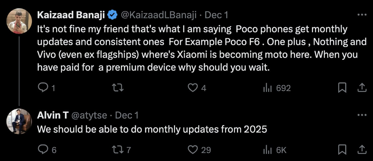 Xiaomi: Vizepräsident des Unternehmens teasert monatliche Updates an