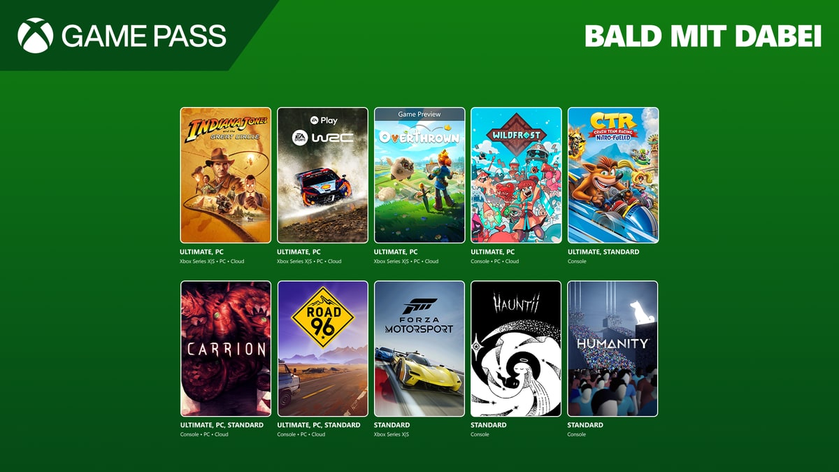Bald im Xbox Game Pass: Indiana Jones und der Große Kreis, Crash Team Racing Nitro-Fueled und mehr