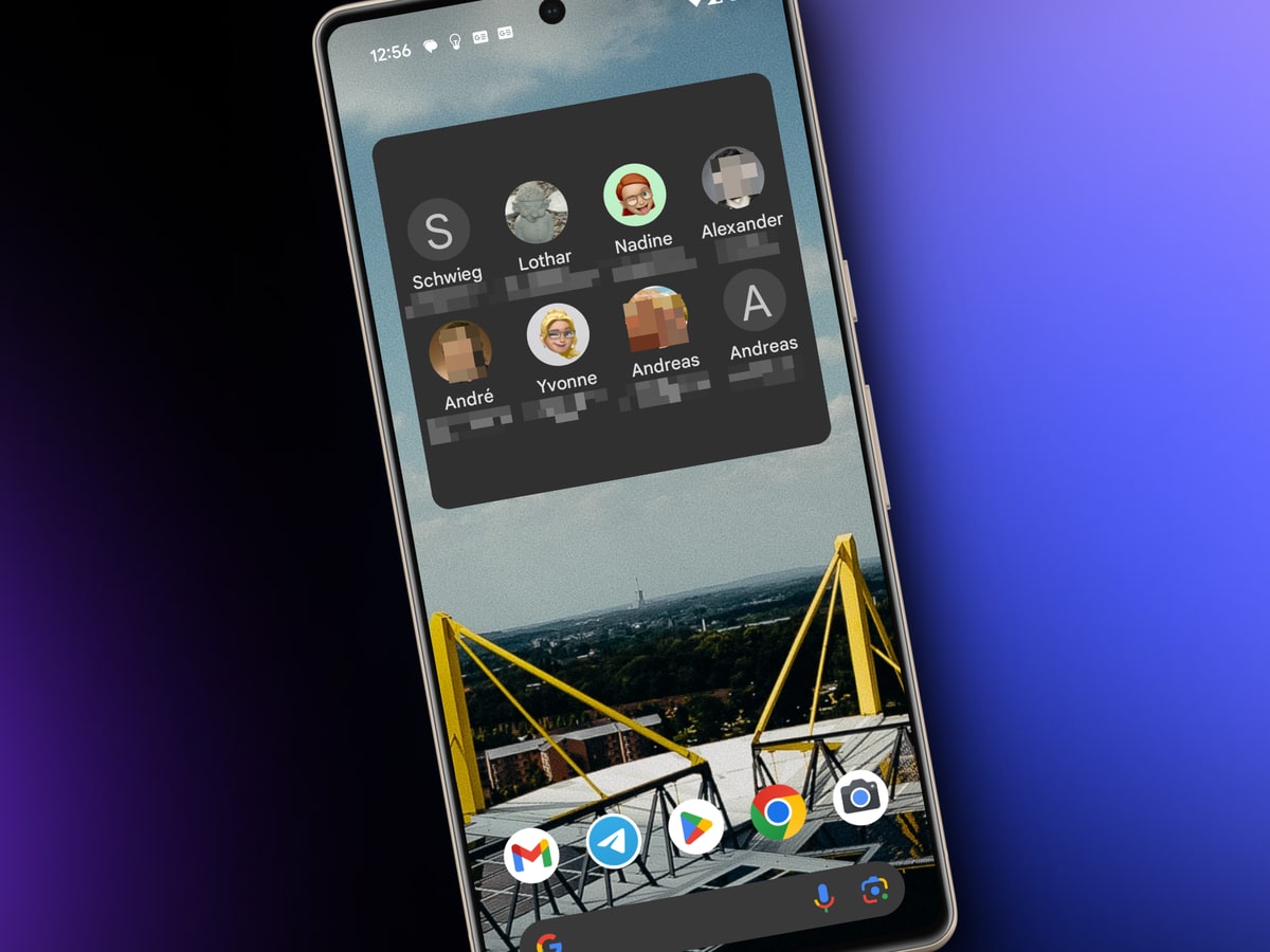 Google Kontakte: Neues Widget macht Lieblingskontakte zugänglicher