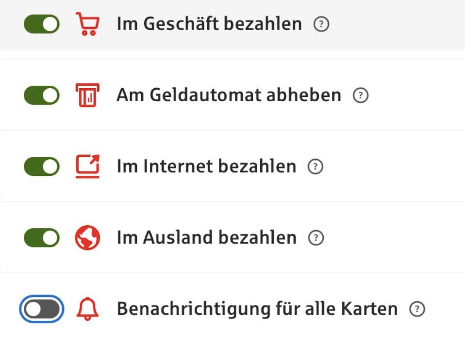 Sparkasse: Erste Nutzer sehen Card Control
