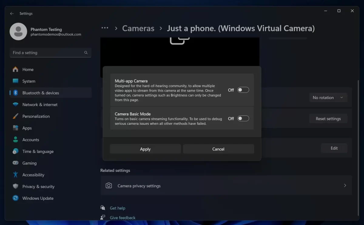 Windows 11 bekommt Unterstützung für gleichzeitigen Kamera-Zugriff über mehrere Programme