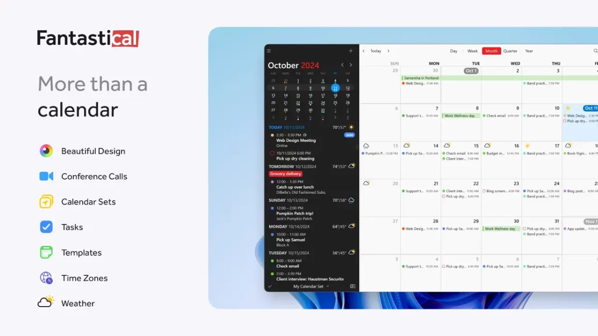 Fantastical: Beliebte Kalender-App landet im Microsoft Store