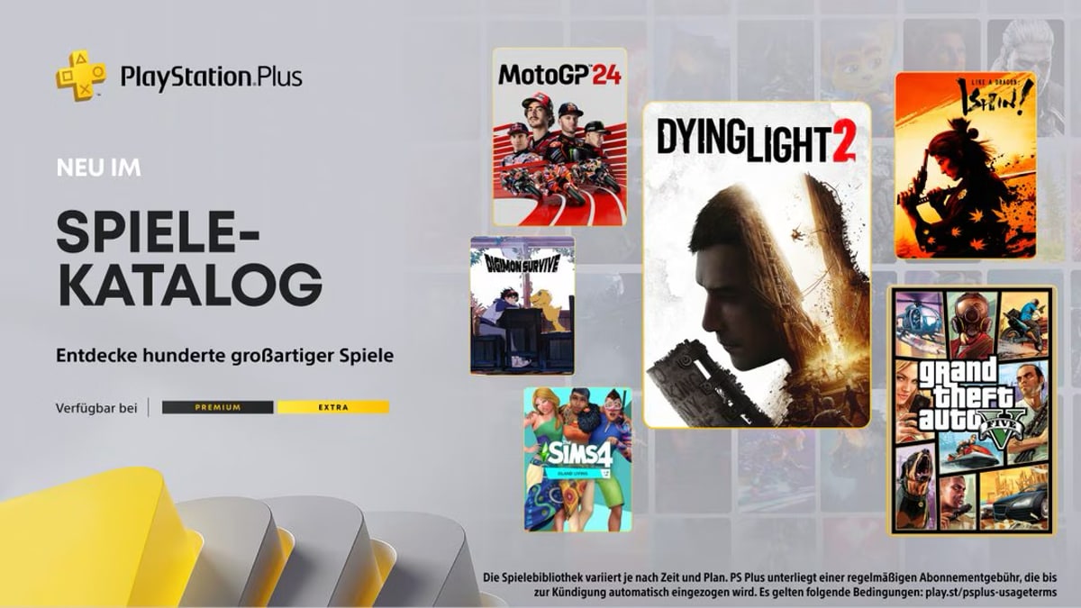 PlayStation Plus: Das sind die Titel für Extra und Premium im November