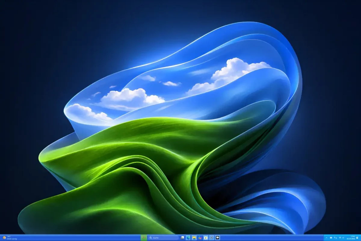 Windows-Fan kreiert nostalgisches Windows XP Bliss-Wallpaper im Windows 11 Style