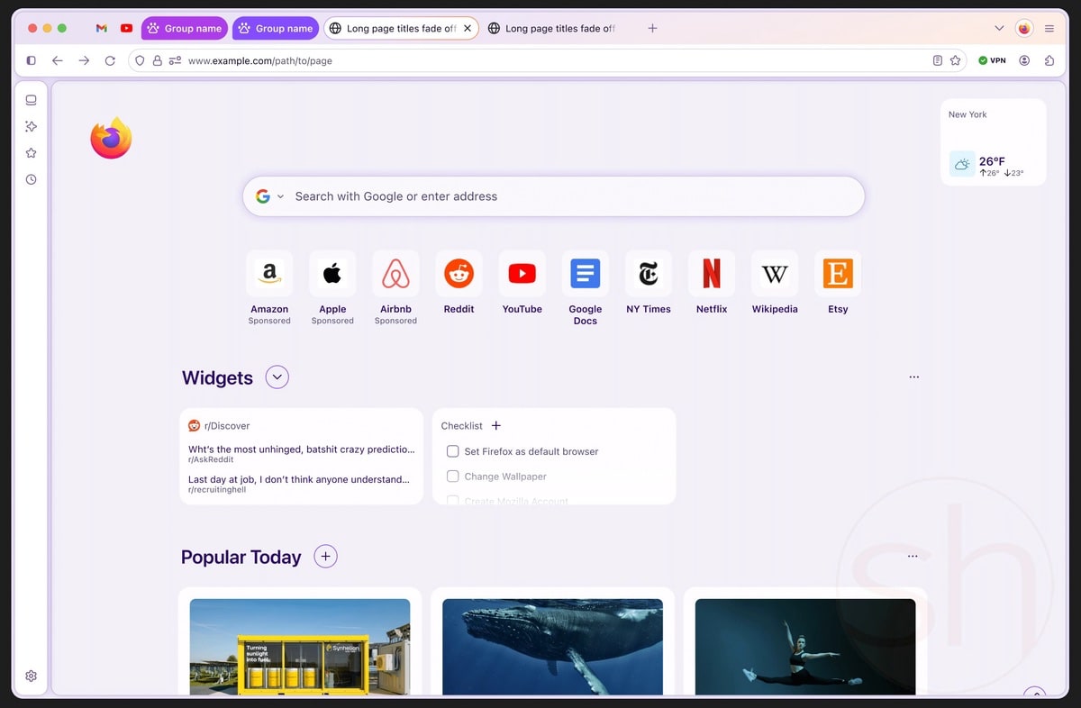 Firefox Nova: Ein frisches Design für den Browser