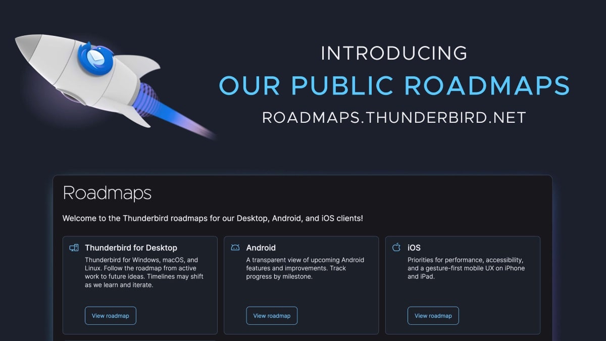 thunderbird:-offentliche-roadmaps-starten-fur-desktop,-mobile-und-services