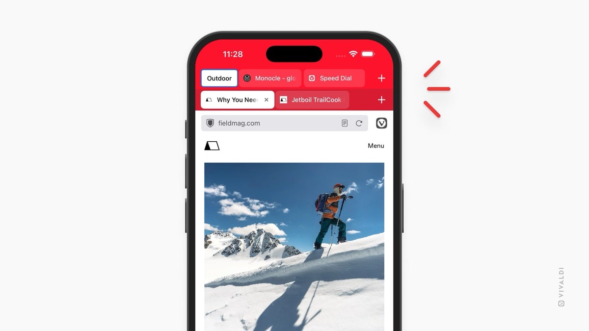 Vivaldi 7.9 für Android und iOS: Desktop-Modus, Safari-Import und Tab-Stapel