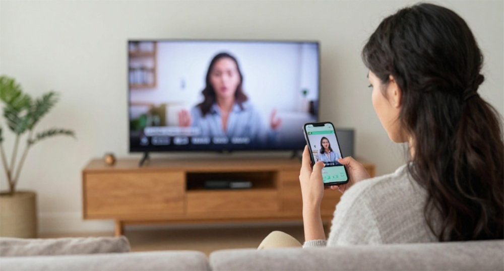 Fernsehen plus Video am Smartphone: Immer mehr Menschen nutzen beides parallel