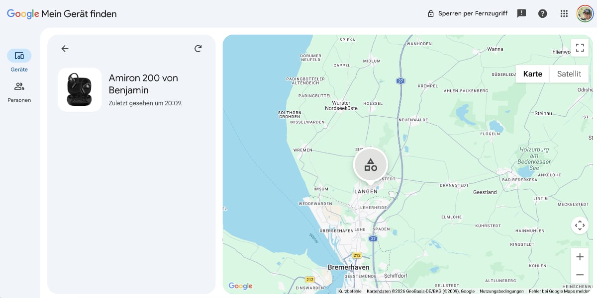 mein-gerat-finden:-weboberflache-unterstutzt-ab-sofort-tracker-und-kopfhorer