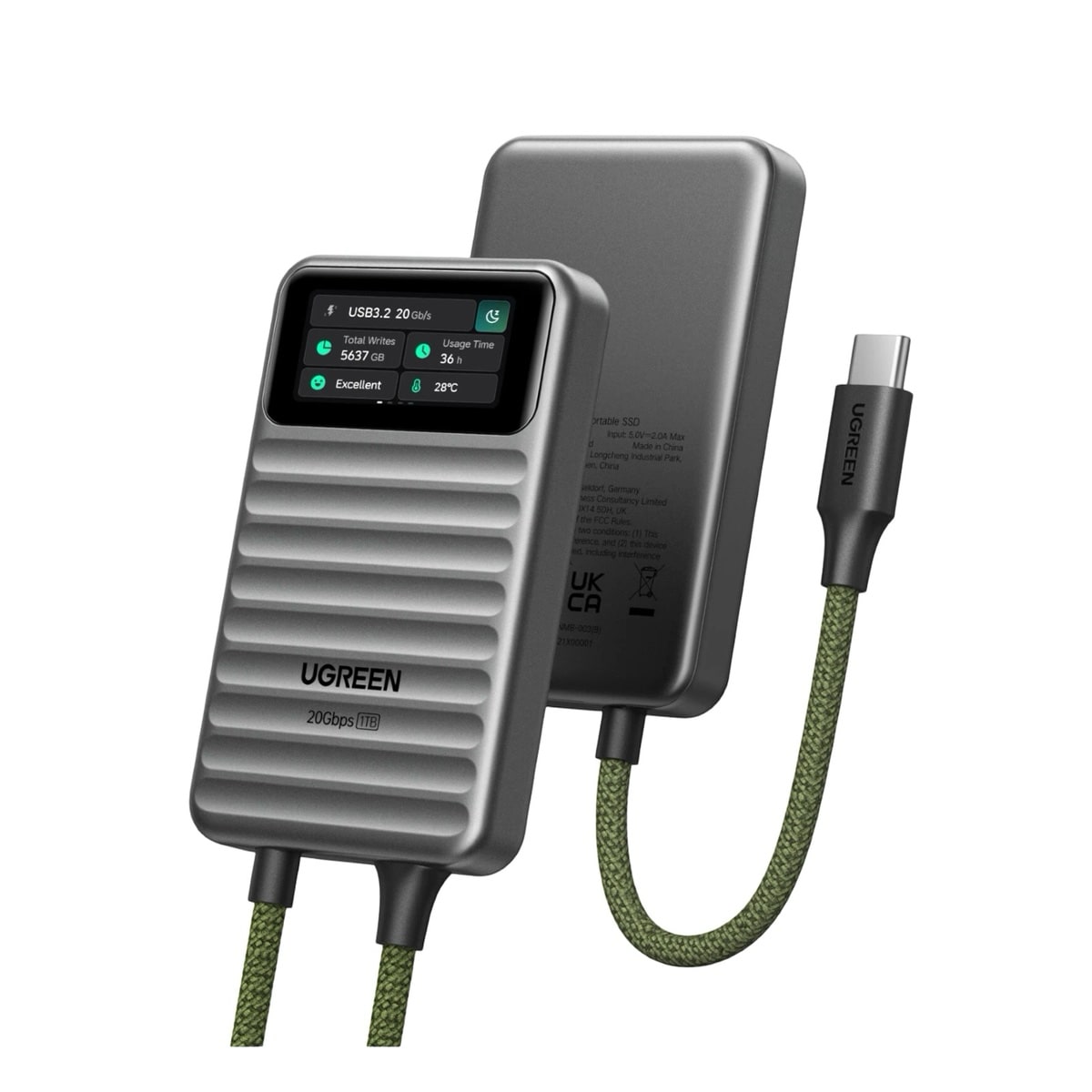 UGREEN NeoDrive Go D709: Externe SSD mit Touchscreen