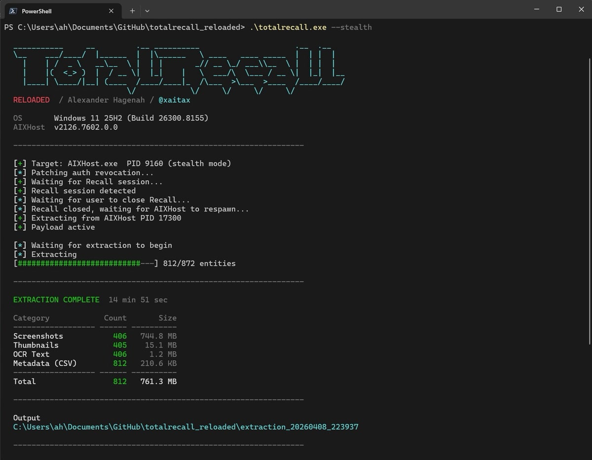 Microsoft Recall: TotalRecall Reloaded wirft Fragen auf