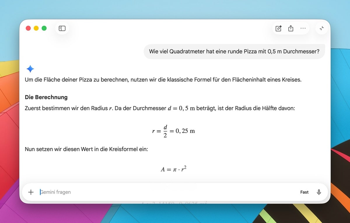 Gemini-App landet auf dem Mac: Native macOS-Version startet