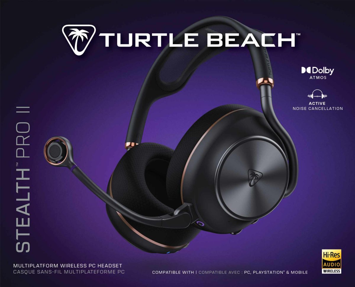 Turtle Beach Stealth II Pro: Gaming-Headset für PC und Konsolen mit Hi-Res Audio Wireless