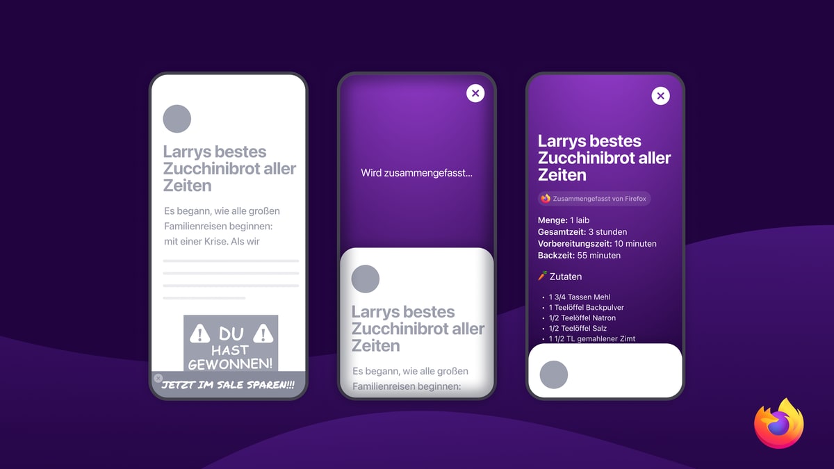 Firefox bringt „Shake to Summarize“ nach Deutschland