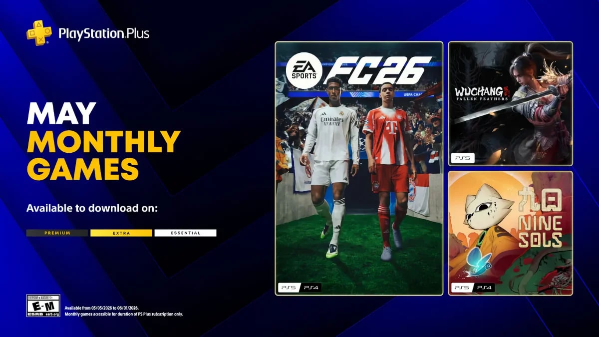 playstation-plus-im-mai:-ea-sports-fc-26,-wuchang:-fallen-feathers-und-nine-sols-dabei