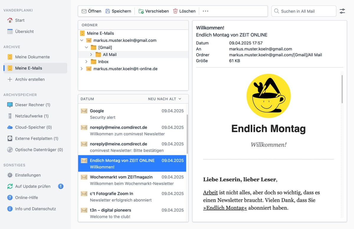 vanderplanki:-e-mai-archivierung-fortan-mit-neuer-lite-version
