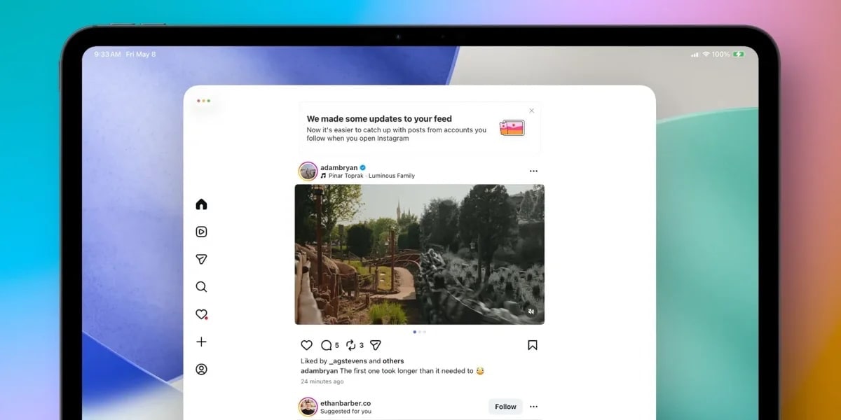 instagram:-ipad-app-erhalt-ein-redesign-und-ahnelt-mehr-der-iphone-version