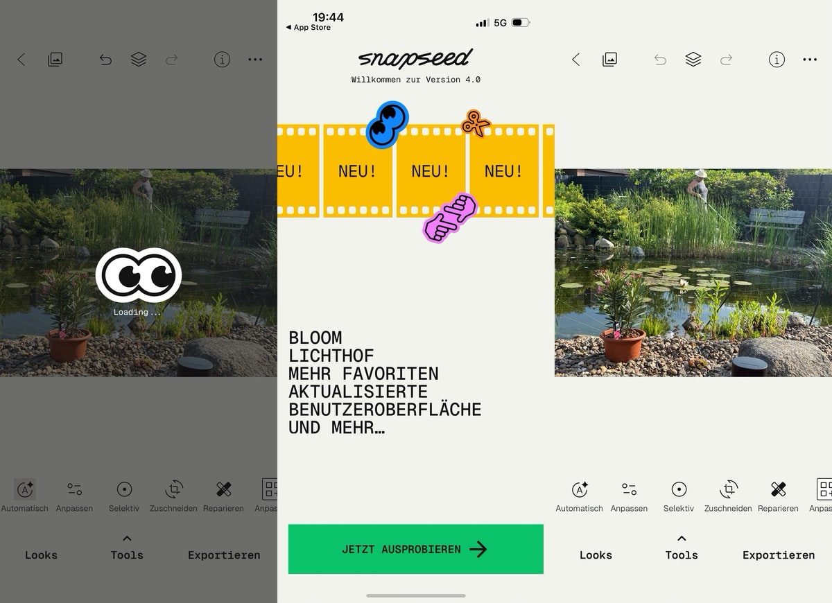 snapseed-4.0-veroffentlicht:-neuer-look-und-neue-funktionen