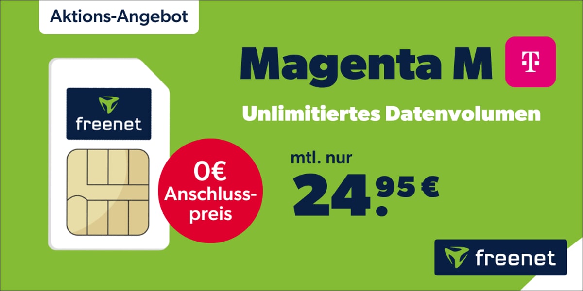 Telekom-Netz zum schmalen Kurs: Unbegrenztes Datenvolumen für unter 25 Euro