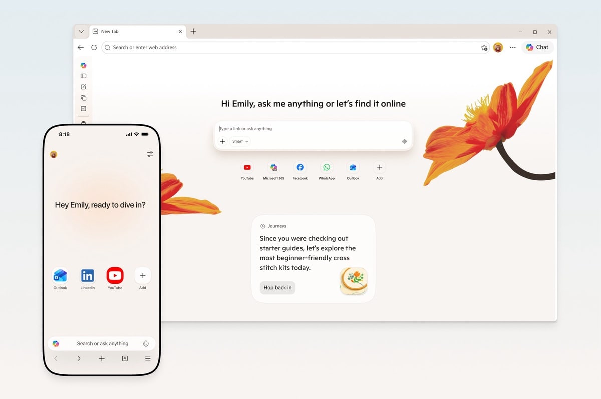 Microsoft Edge: Copilot bohrt den Browser auf