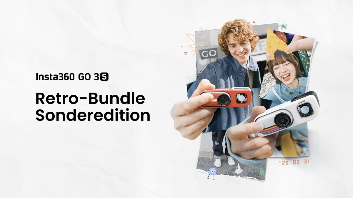Insta360 GO 3S: Ab sofort als Retro-Sonderedition erhältlich