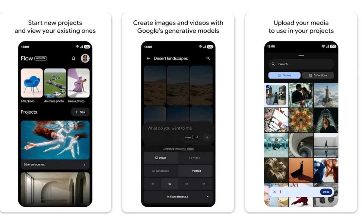 google-flow:-kreativ-app-mit-ki-anbindung-startet-im-play-store