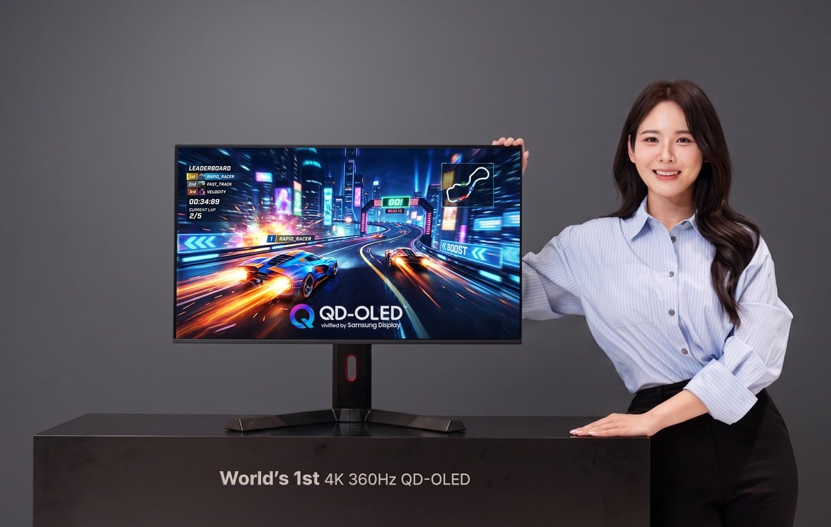 Samsung Display bringt 4K und 360Hz auf ein QD-OLED-Panel