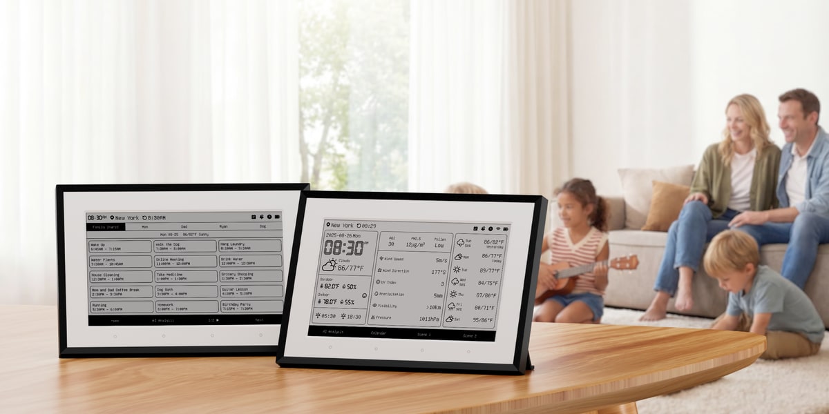 SwitchBot stellt Wetterstation mit E-Ink-Display und Familienkalender vor