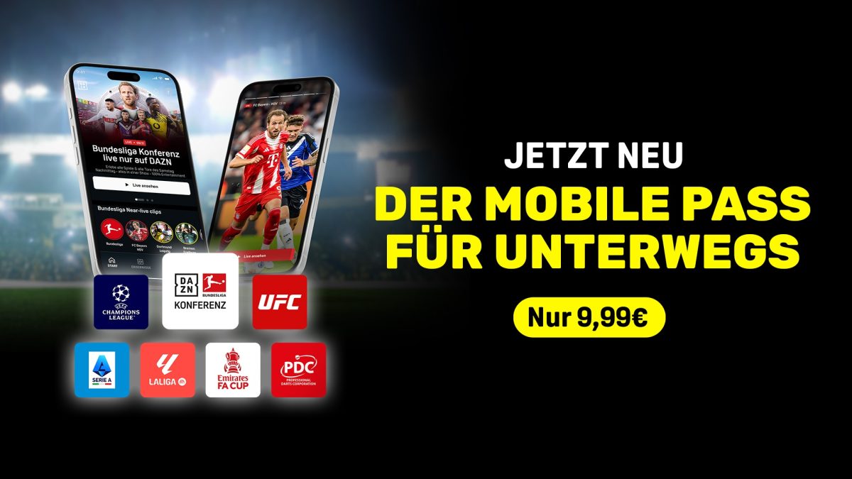 DAZN Mobile Pass: Sport-Streaming für das Smartphone