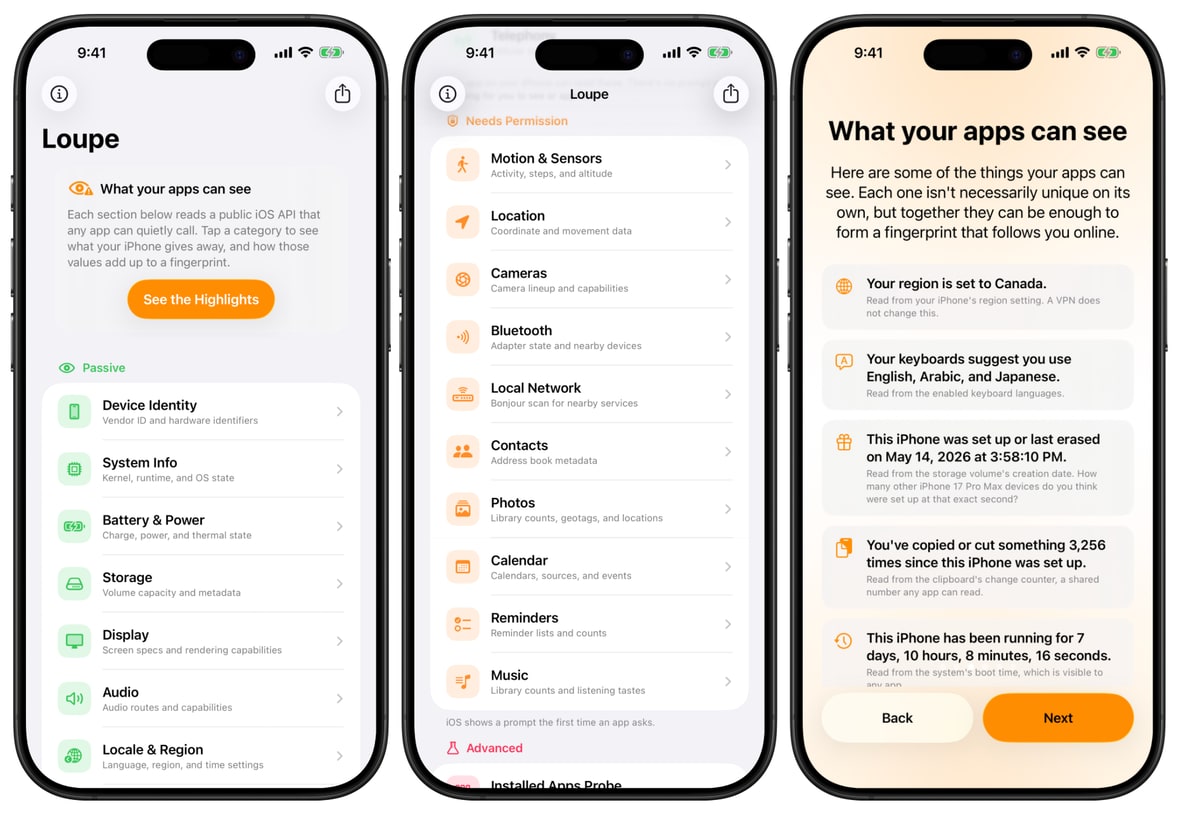 loupe-zeigt,-welche-daten-apps-auf-dem-iphone-auslesen-konnen