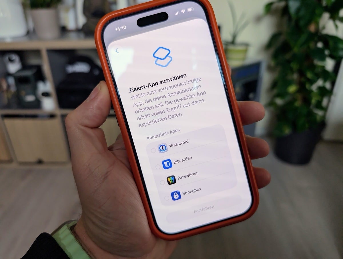 iOS & Passwörter: Logins direkt in andere Apps schieben