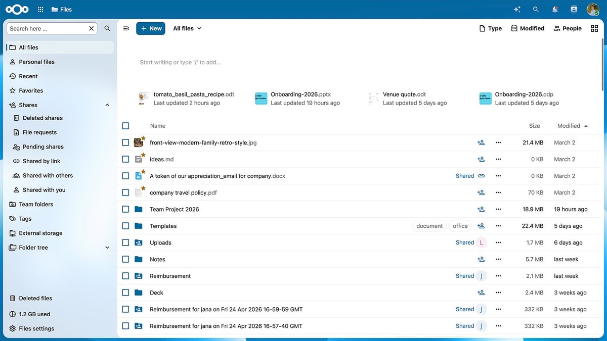 nextcloud-hub-26-spring:-frische-funktionen-und-euro-office