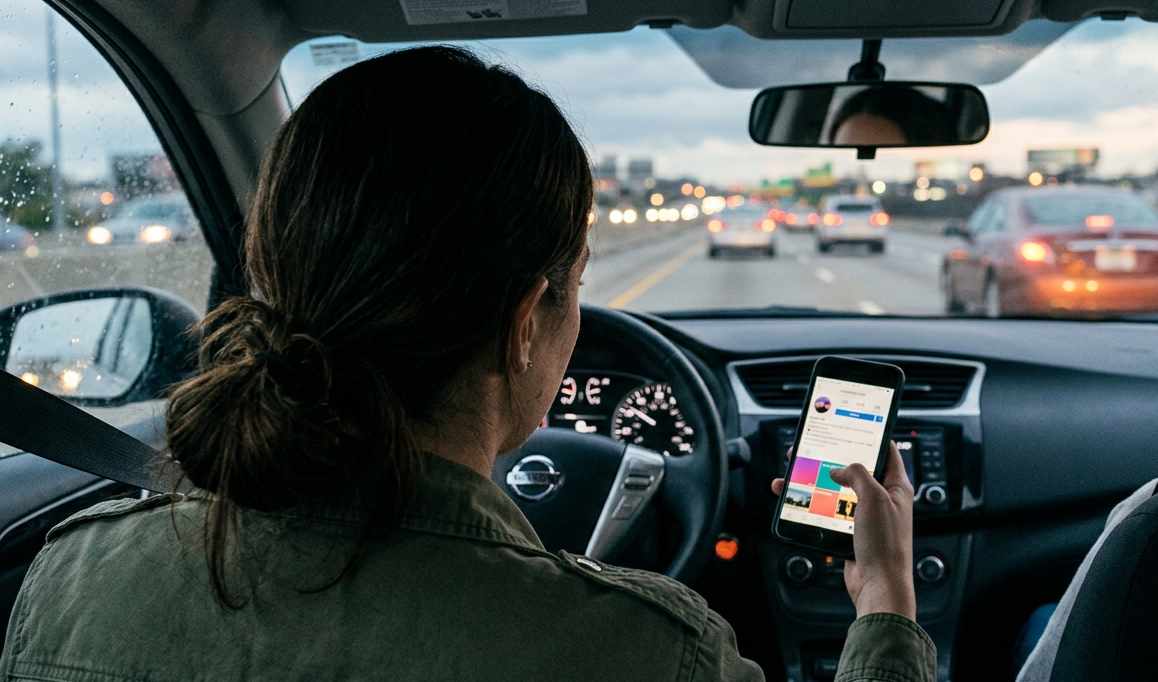 Smartphone am Steuer: Trotz Gefahren in Deutschland offenbar verbreitet