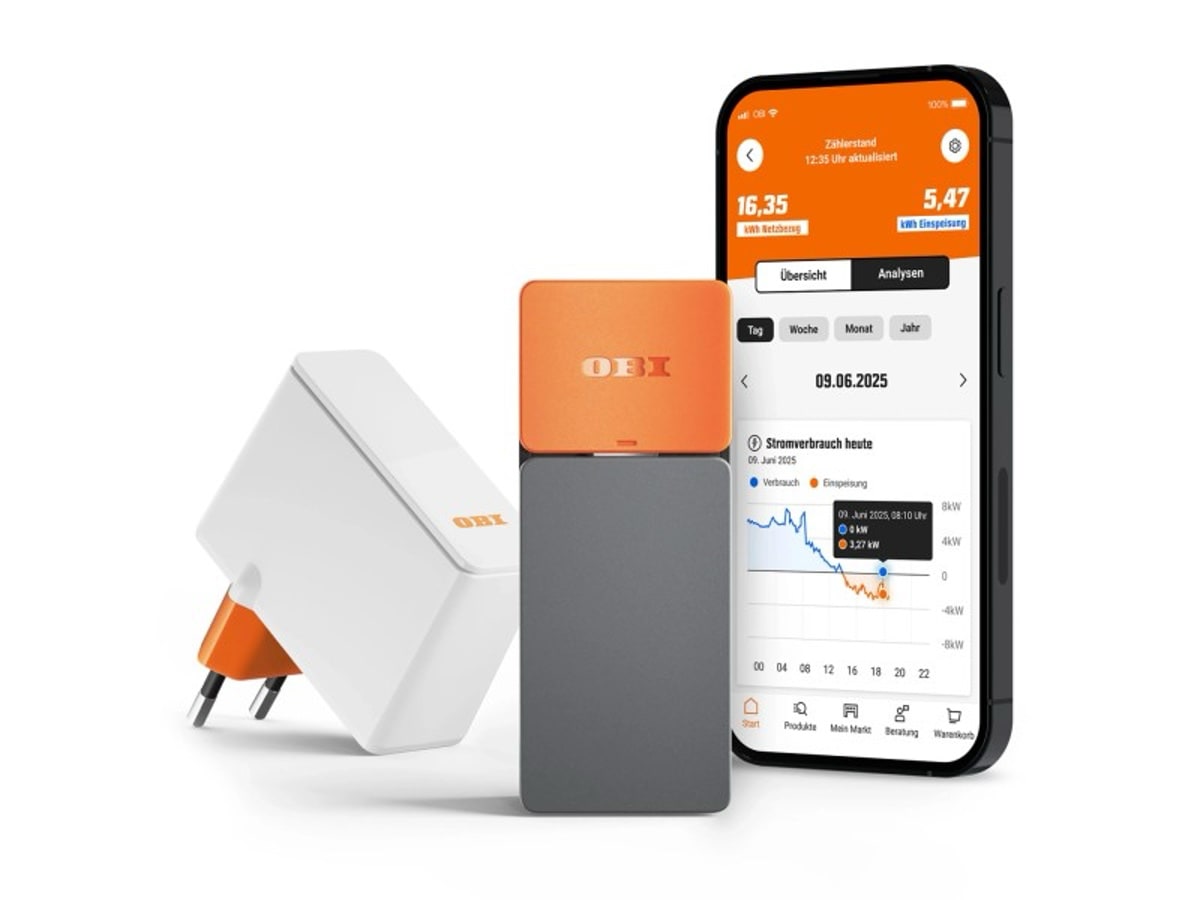 OBI Energy Tracker: Smarter Stromzähler-Ausleser bringt Verbrauch aufs Smartphone