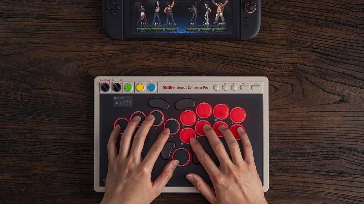 8BitDo: Arcade Controller Pro vorgestellt