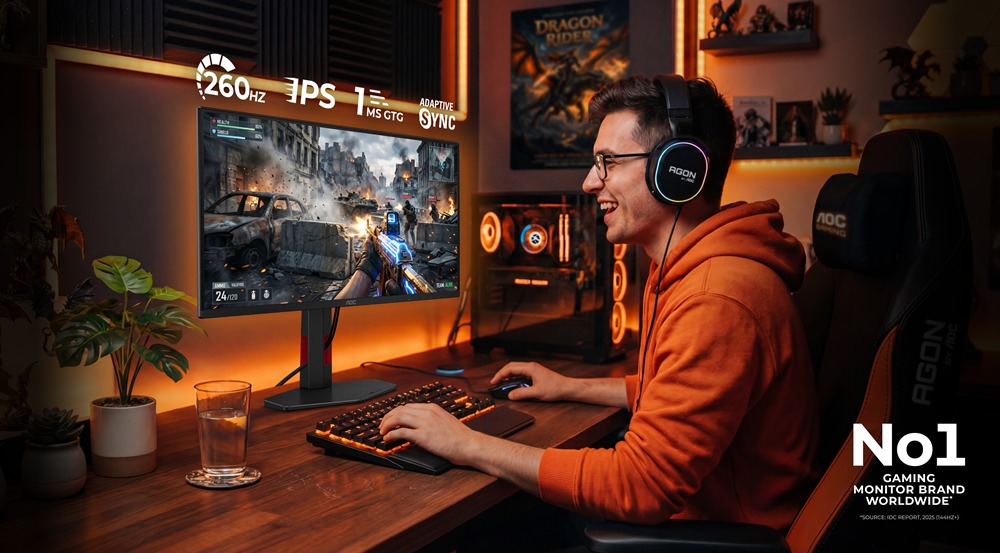aoc-gaming-25g4zr:-24,5-zoll-monitor-mit-260-hz-fur-159-euro-vorgestellt