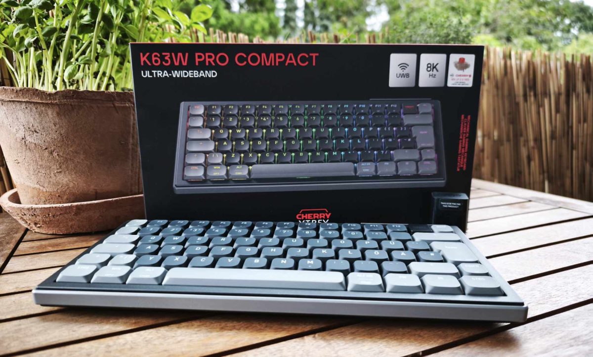 Cherry Xtrfy K63W Pro Compact im Test: Gaming-Tastatur mit Ultra-Wideband (UWB)