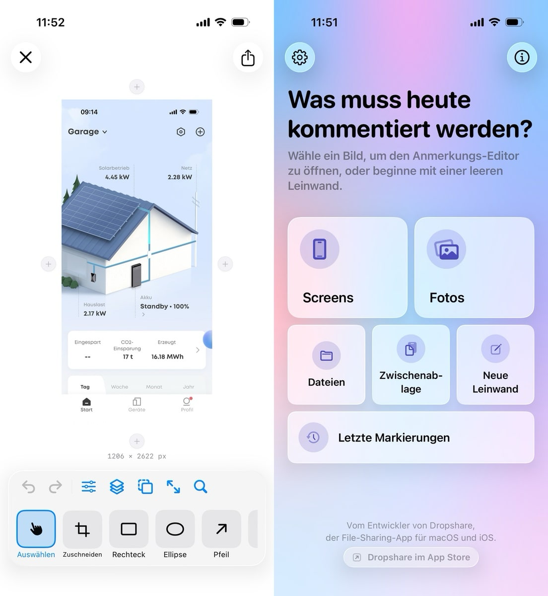 Annotate: Markup-App für iOS, iPadOS und Vision Pro (mittlerweile auch Android)